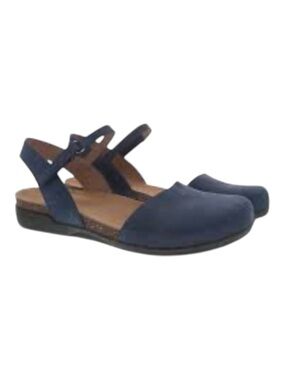 DANSKO ROWAN NAVY MILLED NUBUCK         Leather Maryjanes size 37